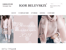 Tablet Screenshot of igorbelevskix.com